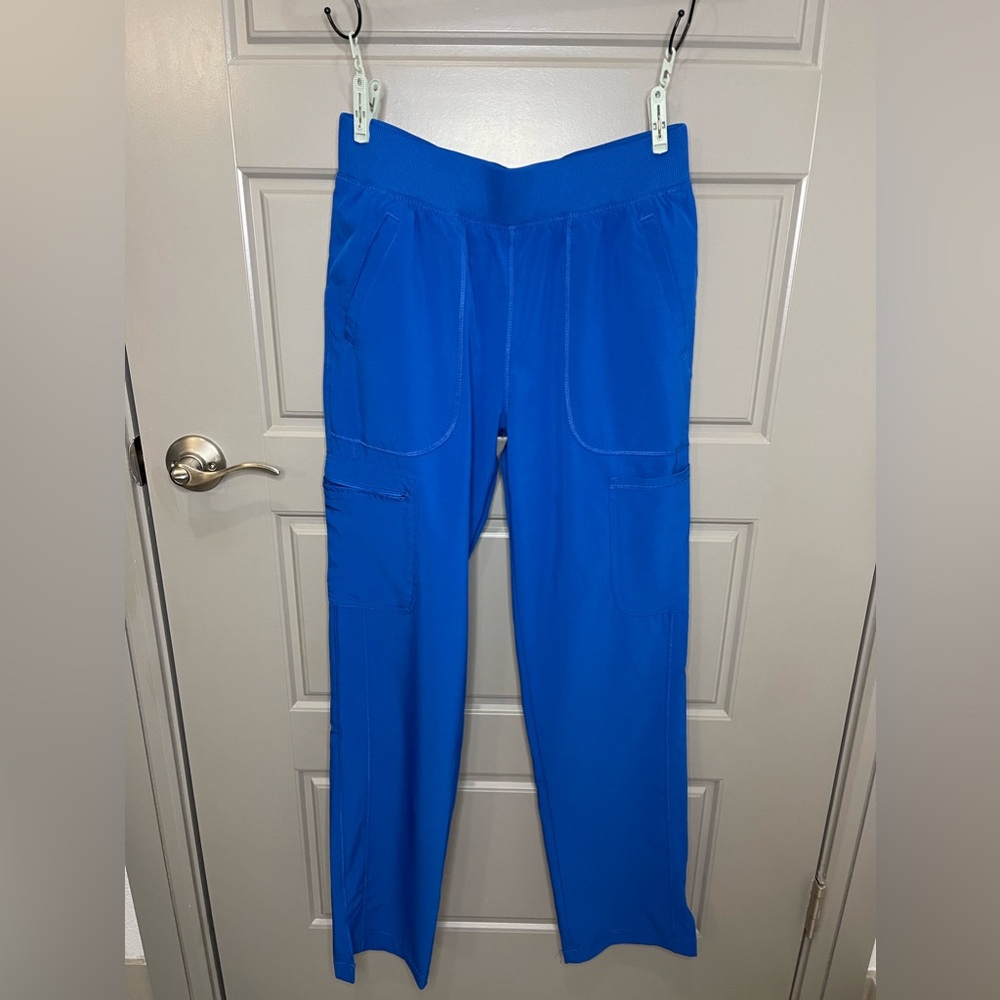 Cherokee Infinity Royal Blue Small Straight Leg Scrub Bottom